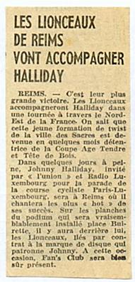 Les Lionceaux avec Johnny